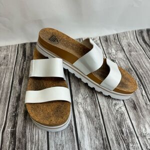 Reef Women's Cushion Vista Hi Platform Sandals White Size 10